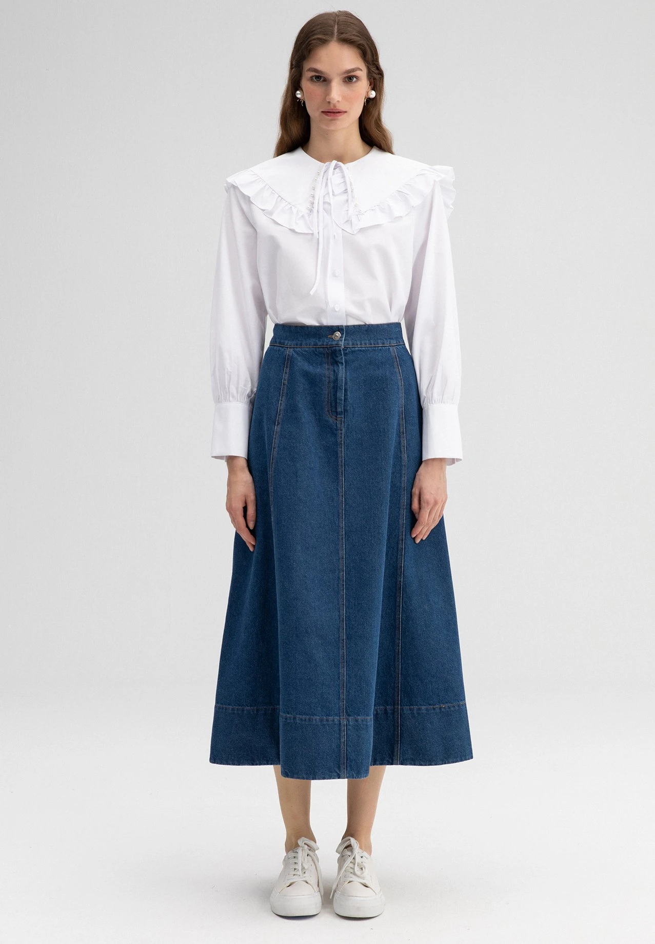 Falda Larga - Blue Denim - Imagen 2