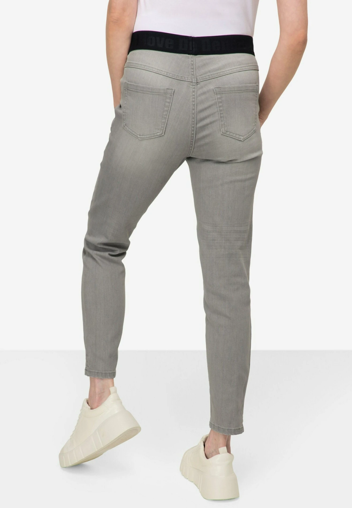 Vaqueros Slim Fit - Jean Gris Clair - Imagen 2