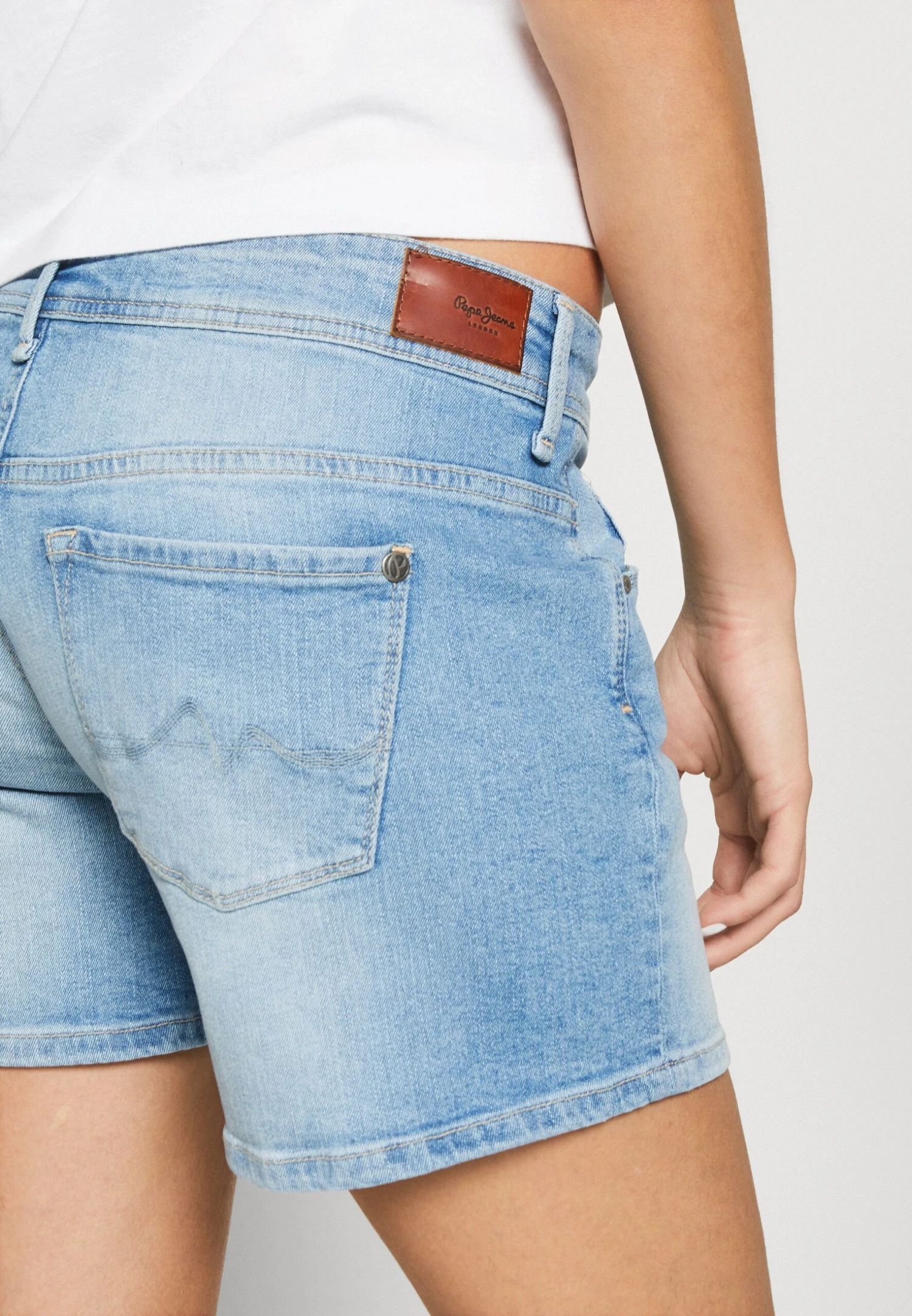 Pepe Jeans Siouxie - Shorts Vaqueros - Denim - Imagen 4