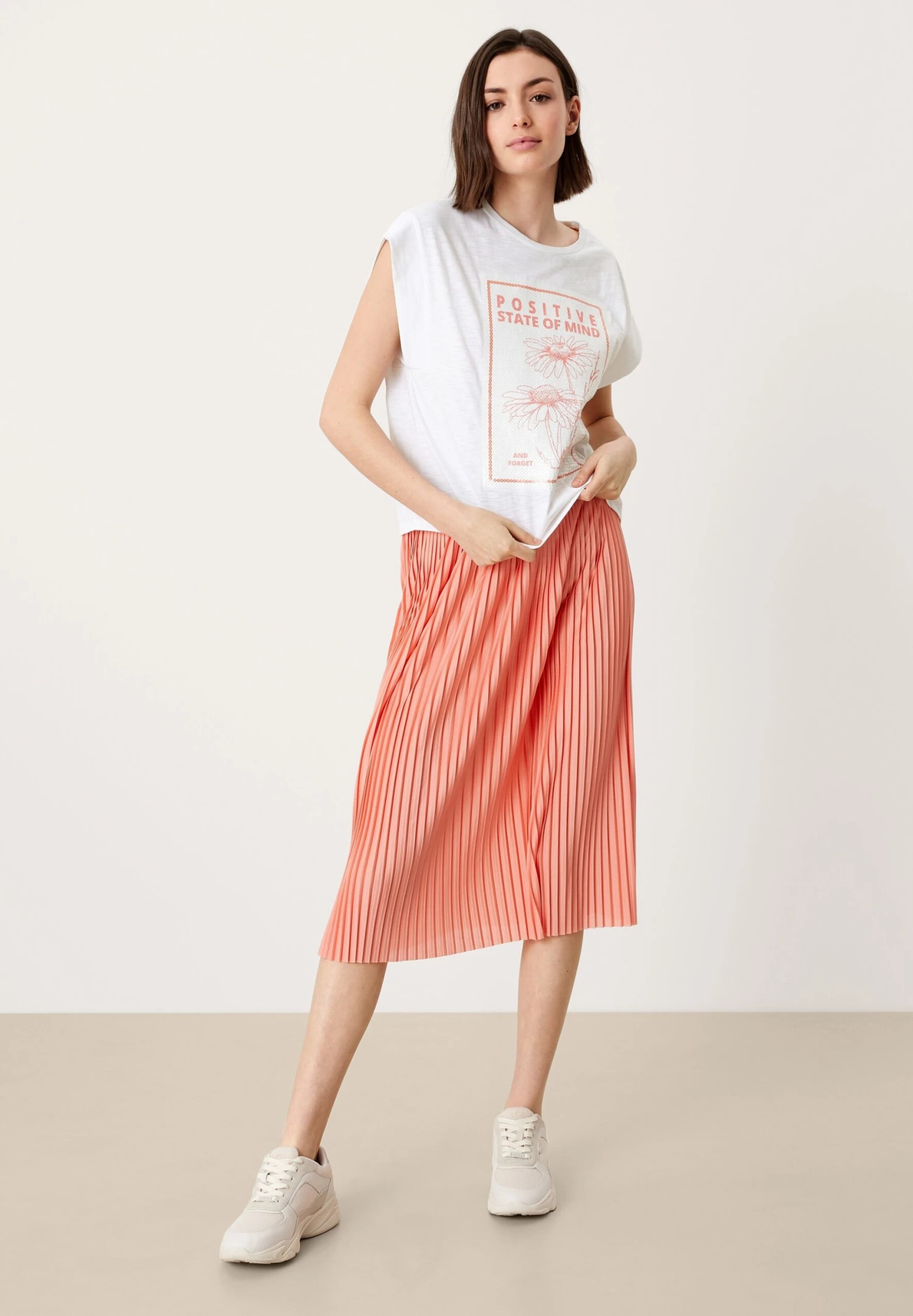 QS By S.Oliver Camiseta Estampada - White Placed Print - Imagen 3