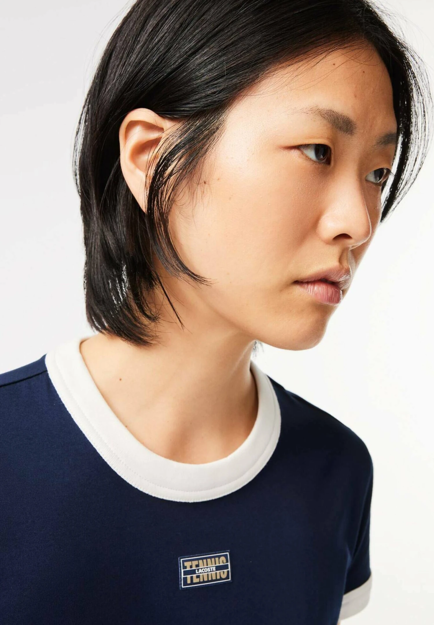 Lacoste Camiseta Estampada - Navy Blue Flour - Imagen 4