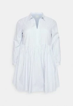 Vitylla V Neck Short Dress Plus Size - Vestido Informal - White