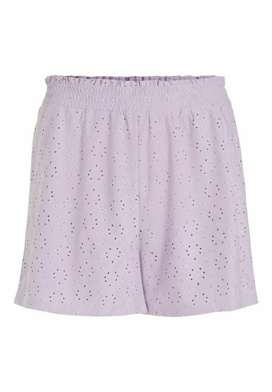 Vila Vikawa Hw Belt /Su/Ka - Shorts - Pastel Lilac - Imagen 6