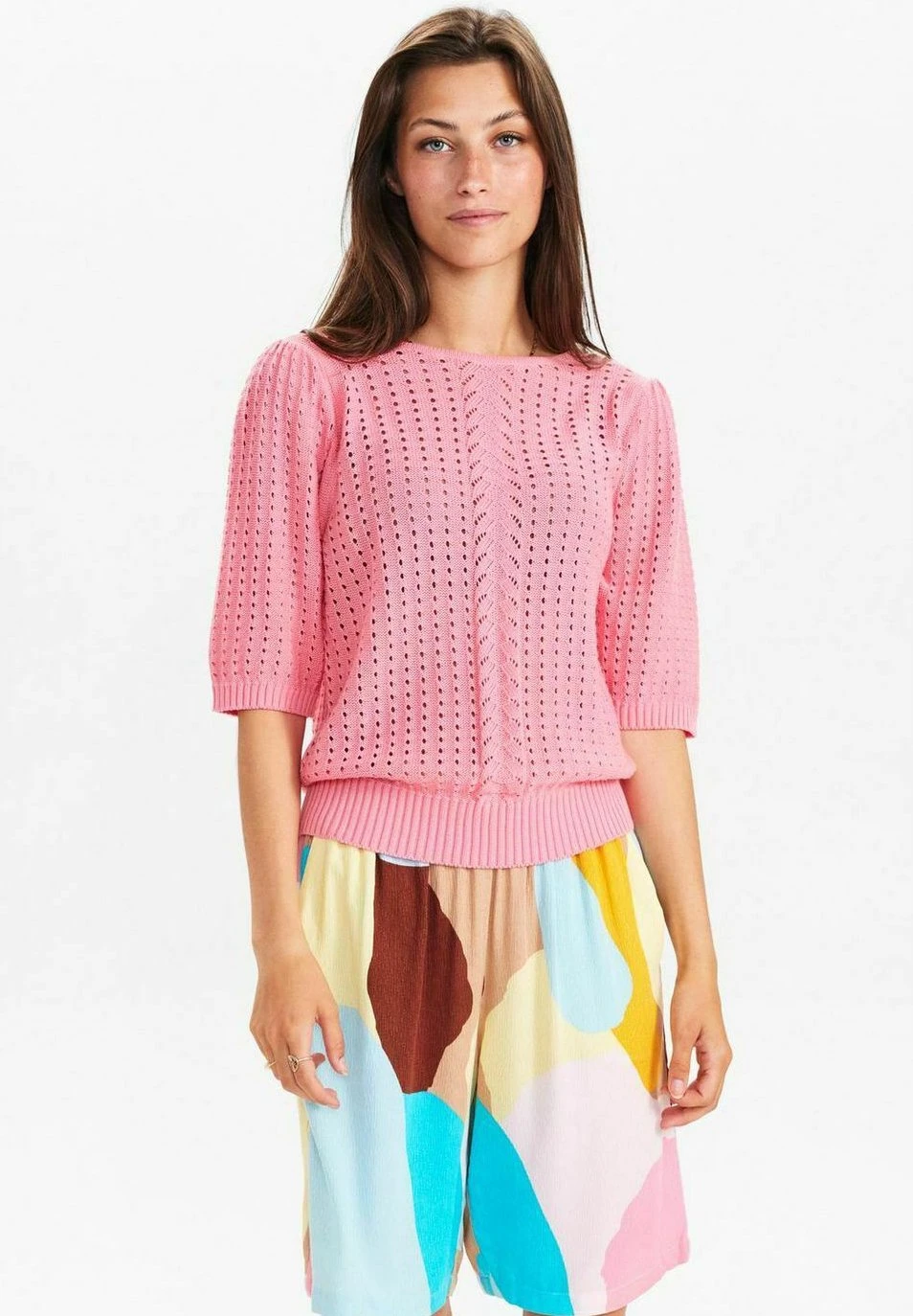 Nuara Ss - Camiseta Estampada - Plumeria