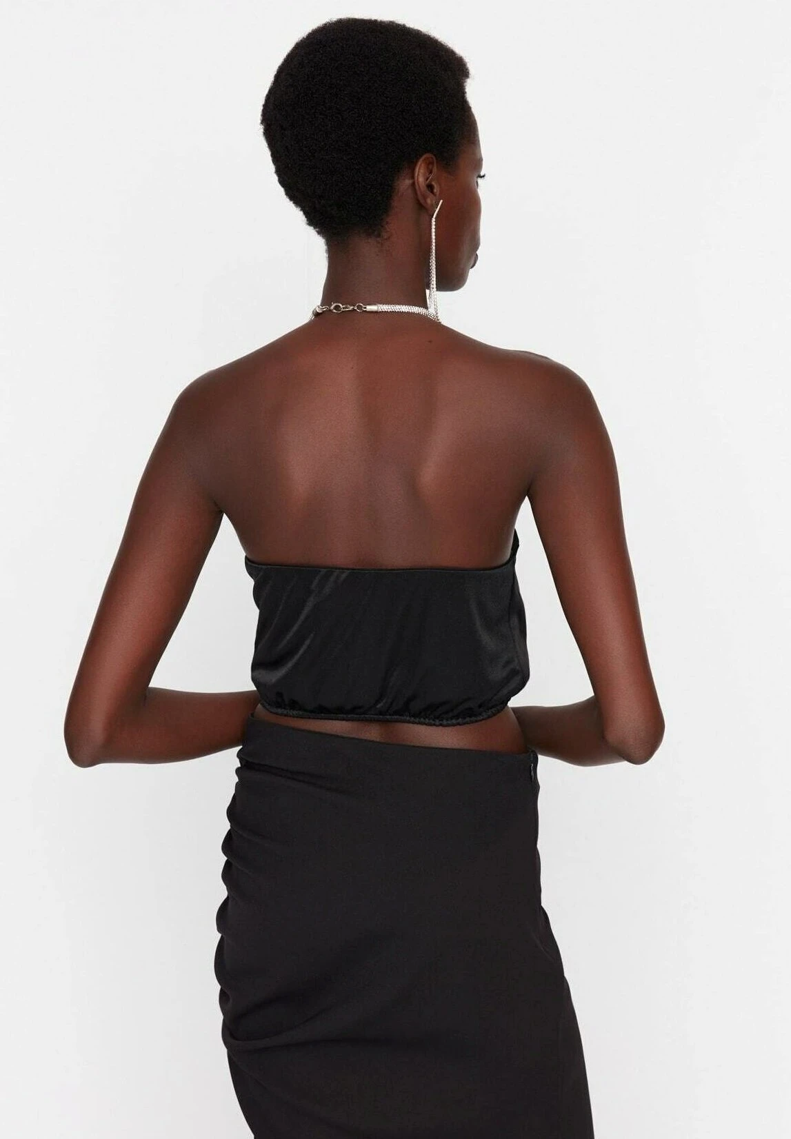 Trendyol Crop- Top - Black - Imagen 4