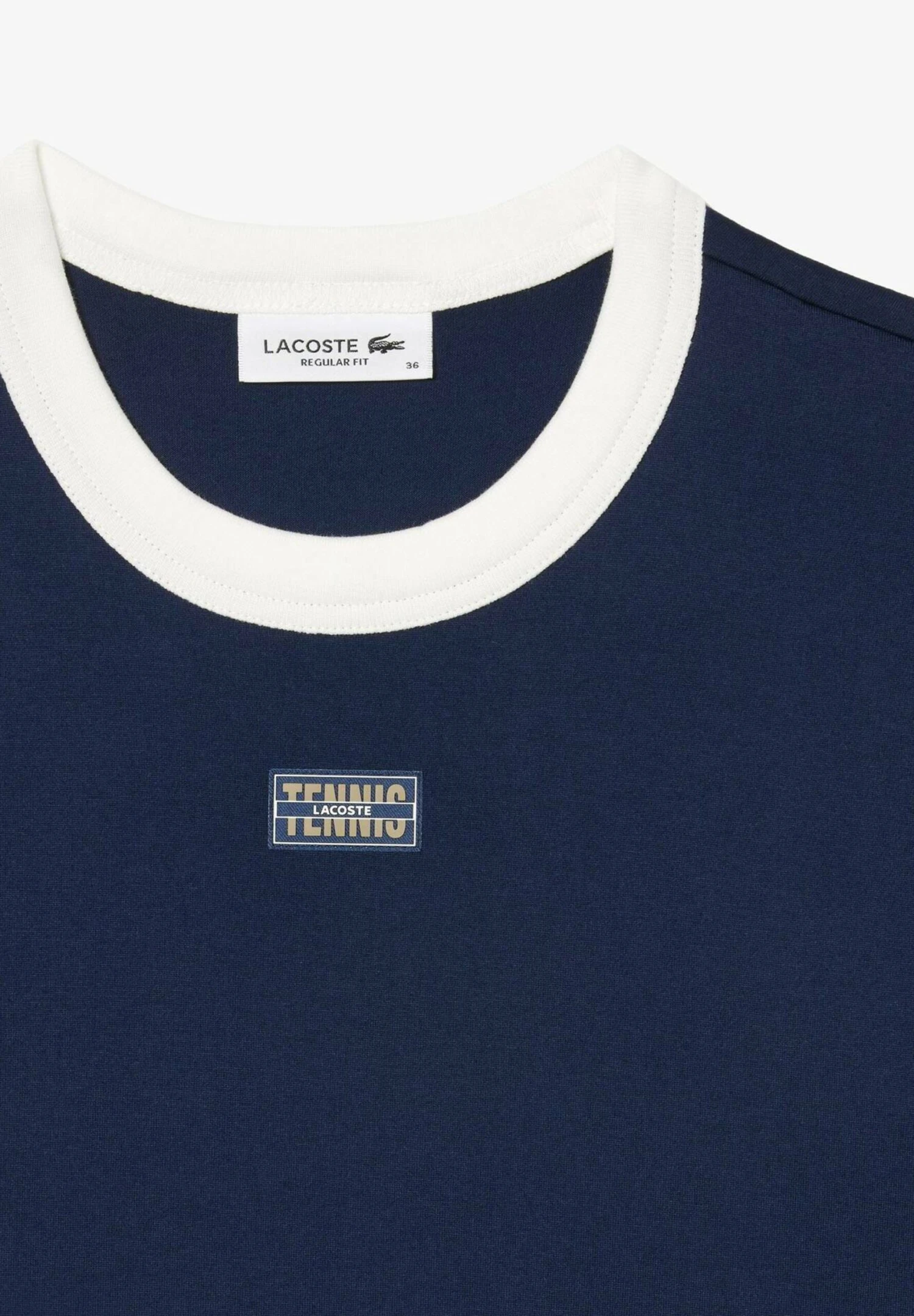 Lacoste Camiseta Estampada - Navy Blue Flour - Imagen 6