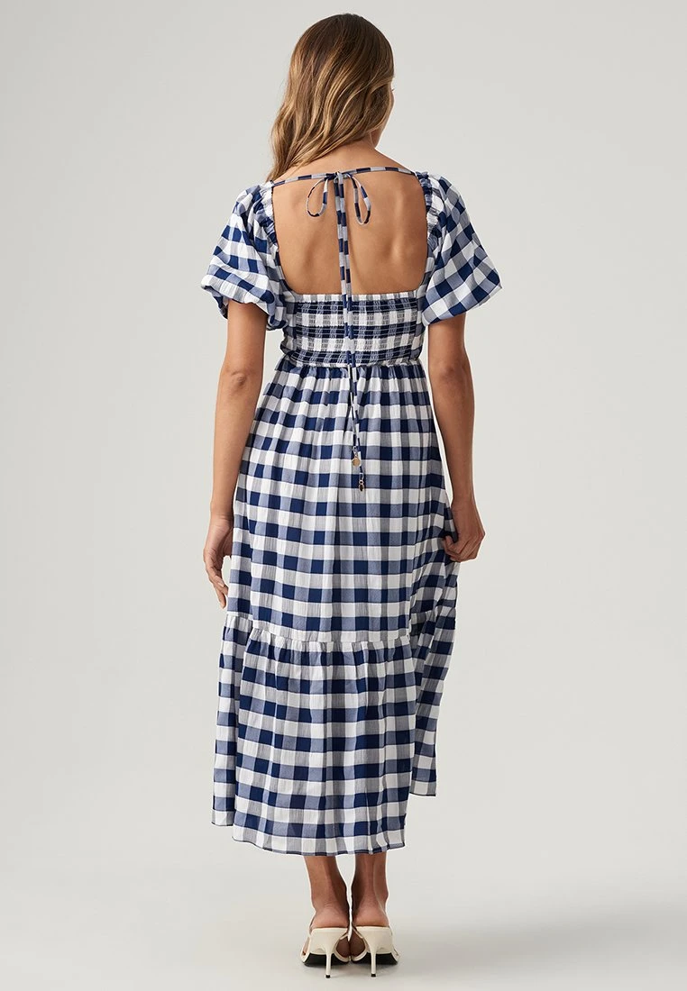Amara - Vestido Informal - Navy Gingham - Imagen 3