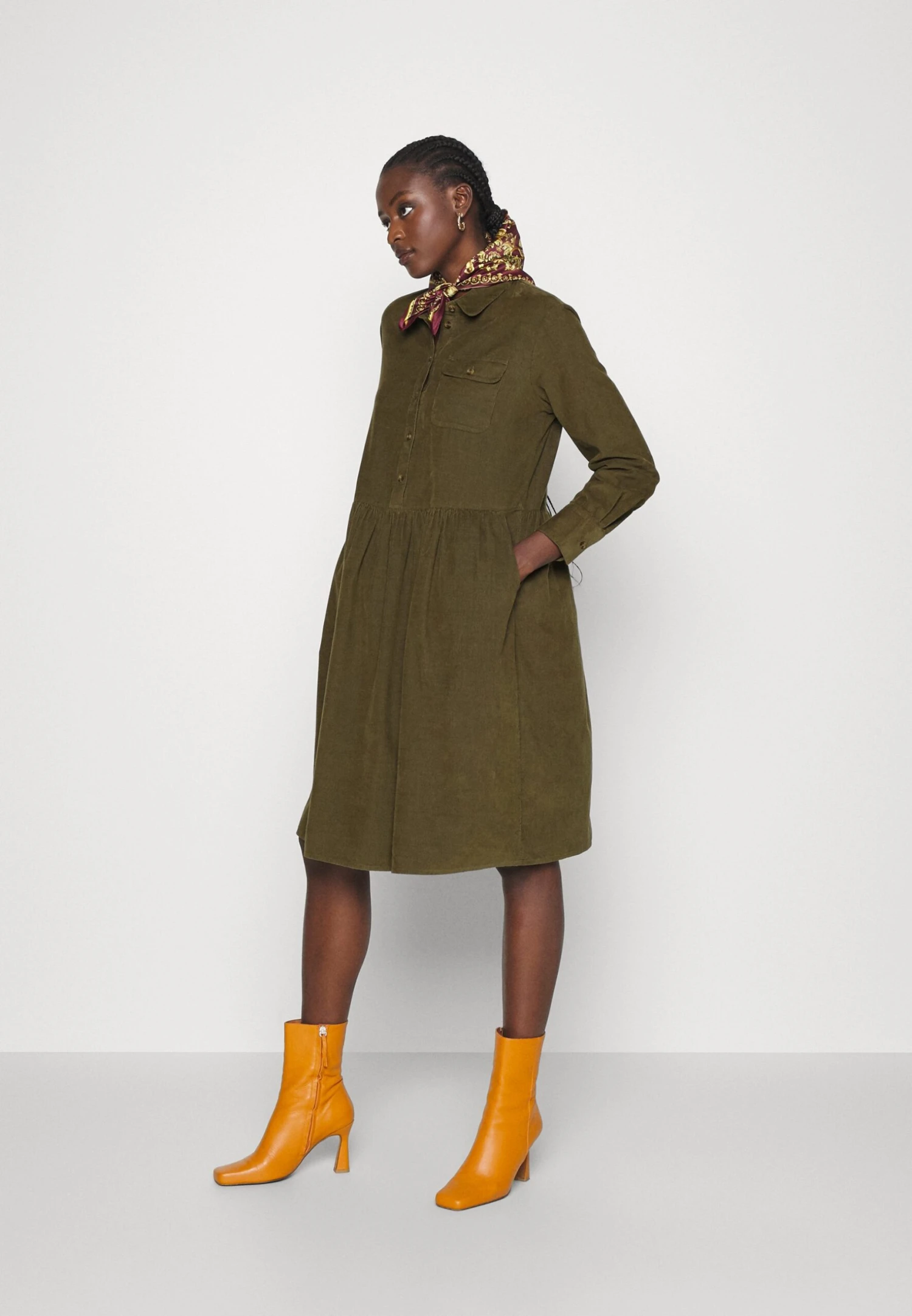 ESPRIT Vestido Informal - Dark Khaki - Imagen 5