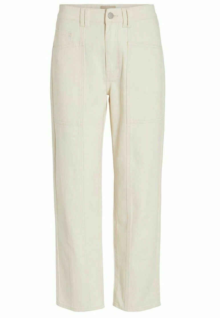 Vila High Waist- Vaqueros Rectos - Birch - Imagen 6