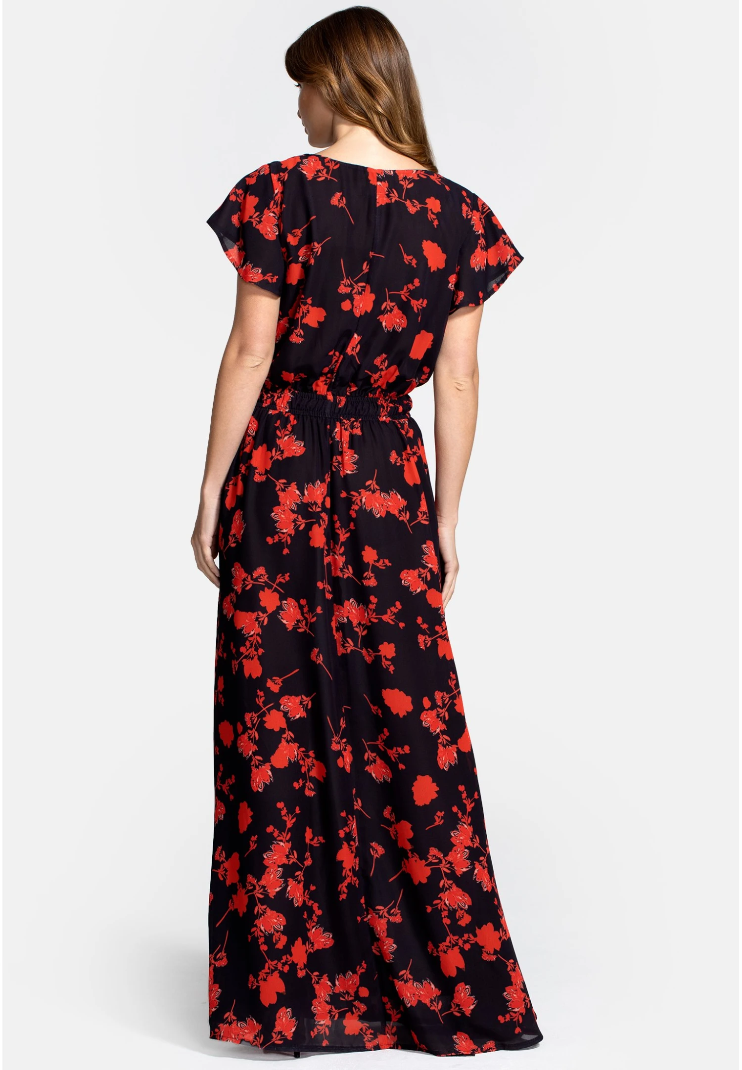 HotSquash Vestido Largo - Black, Red - Imagen 3