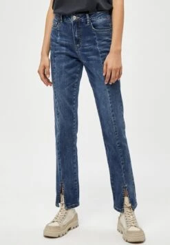 DESIRES Gesina- Vaqueros Rectos - Mid Blue Denim