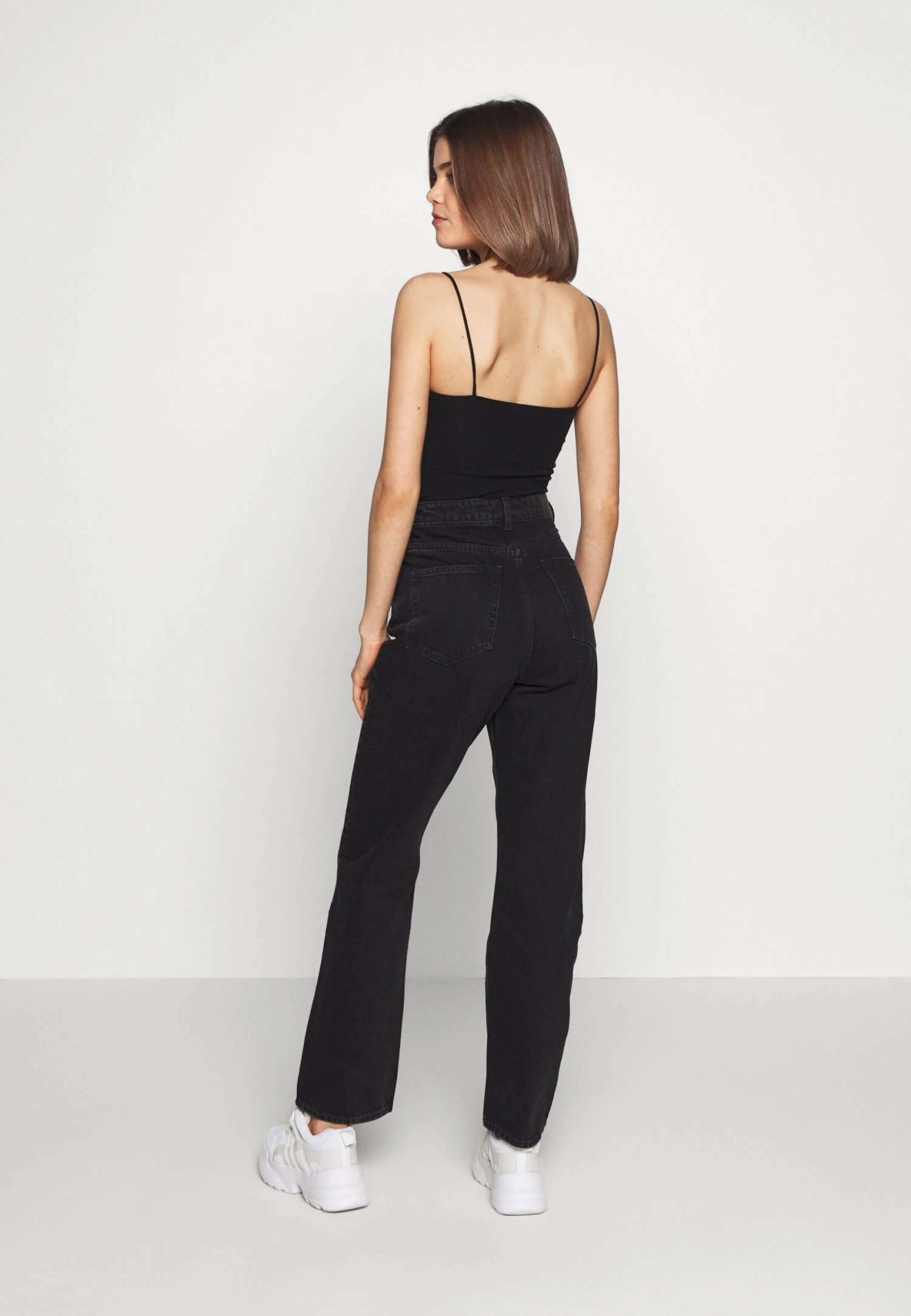 WEEKDAY Rowe Echo - Vaqueros Boyfriend - Black - Imagen 3