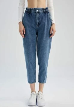 DeFacto Paperbag- Vaqueros Boyfriend - Blue