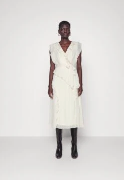 DKNY Vestido De Cóctel - Buttercream/Silver