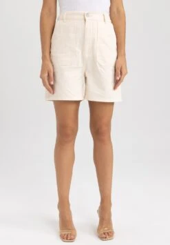 DeFacto Shorts Vaqueros - Beige