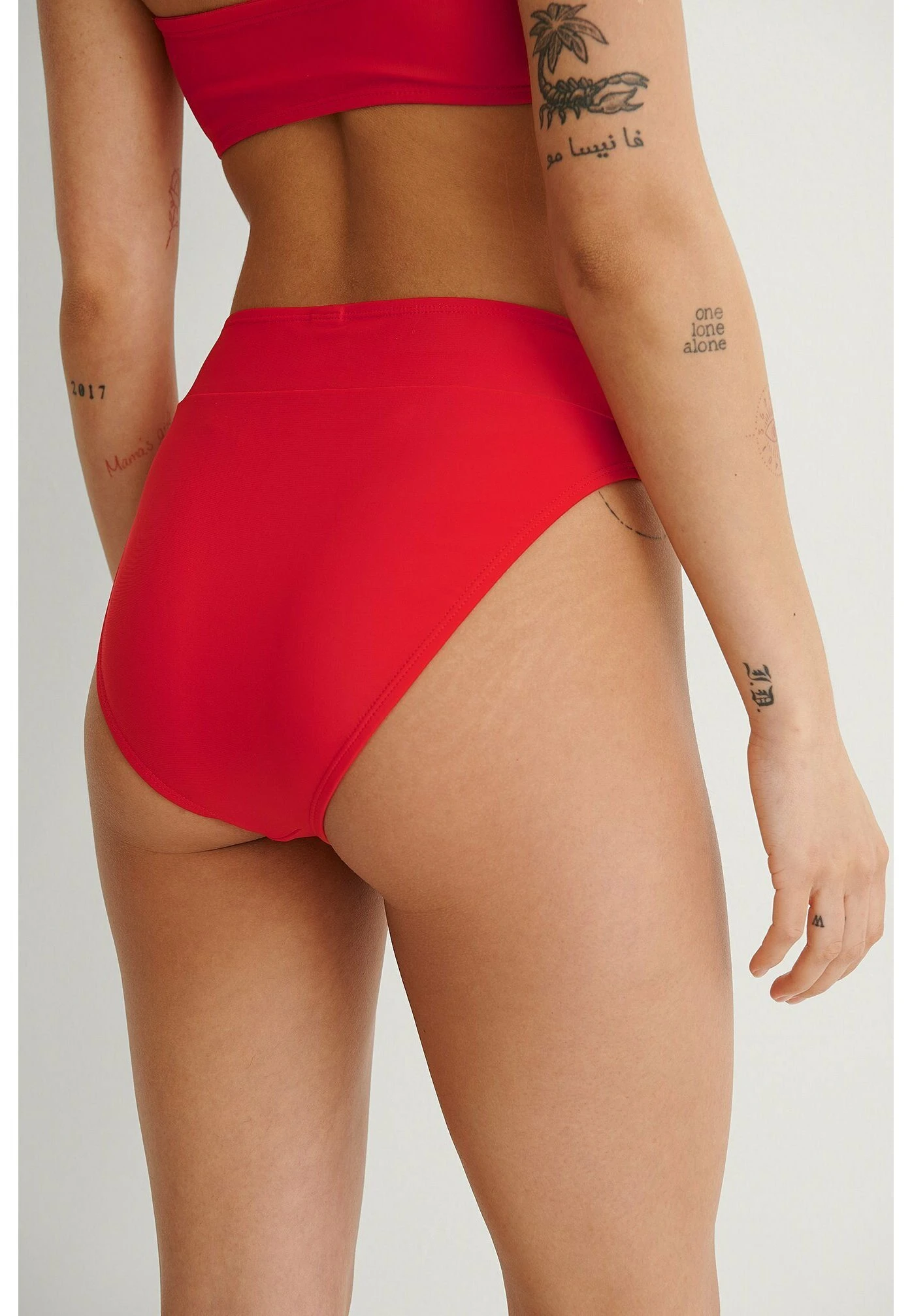 NA-KD Mit Hoher Taille - Braguita De Bikini - Red - Imagen 3