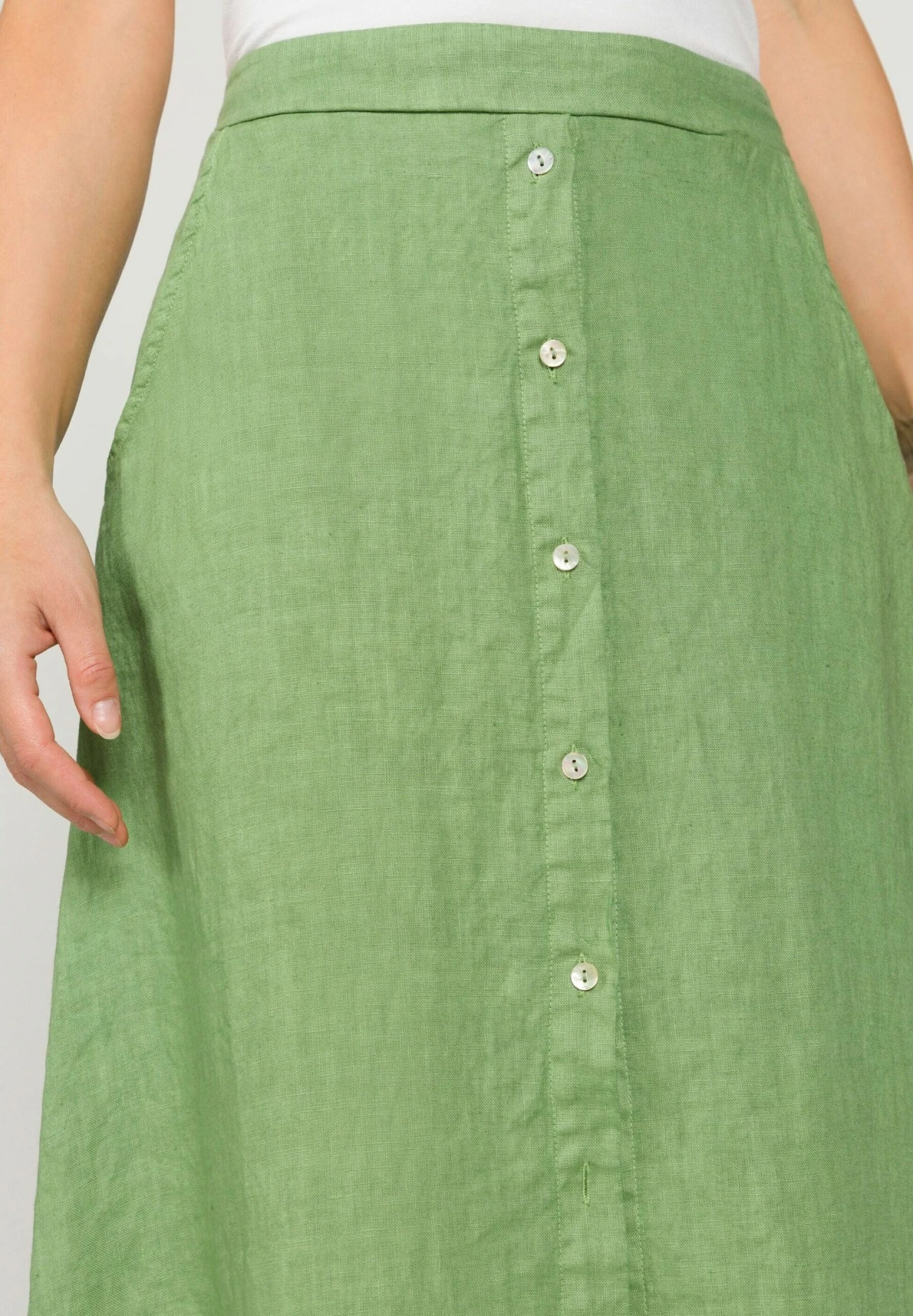 Falda Acampanada - Schilf - Imagen 3