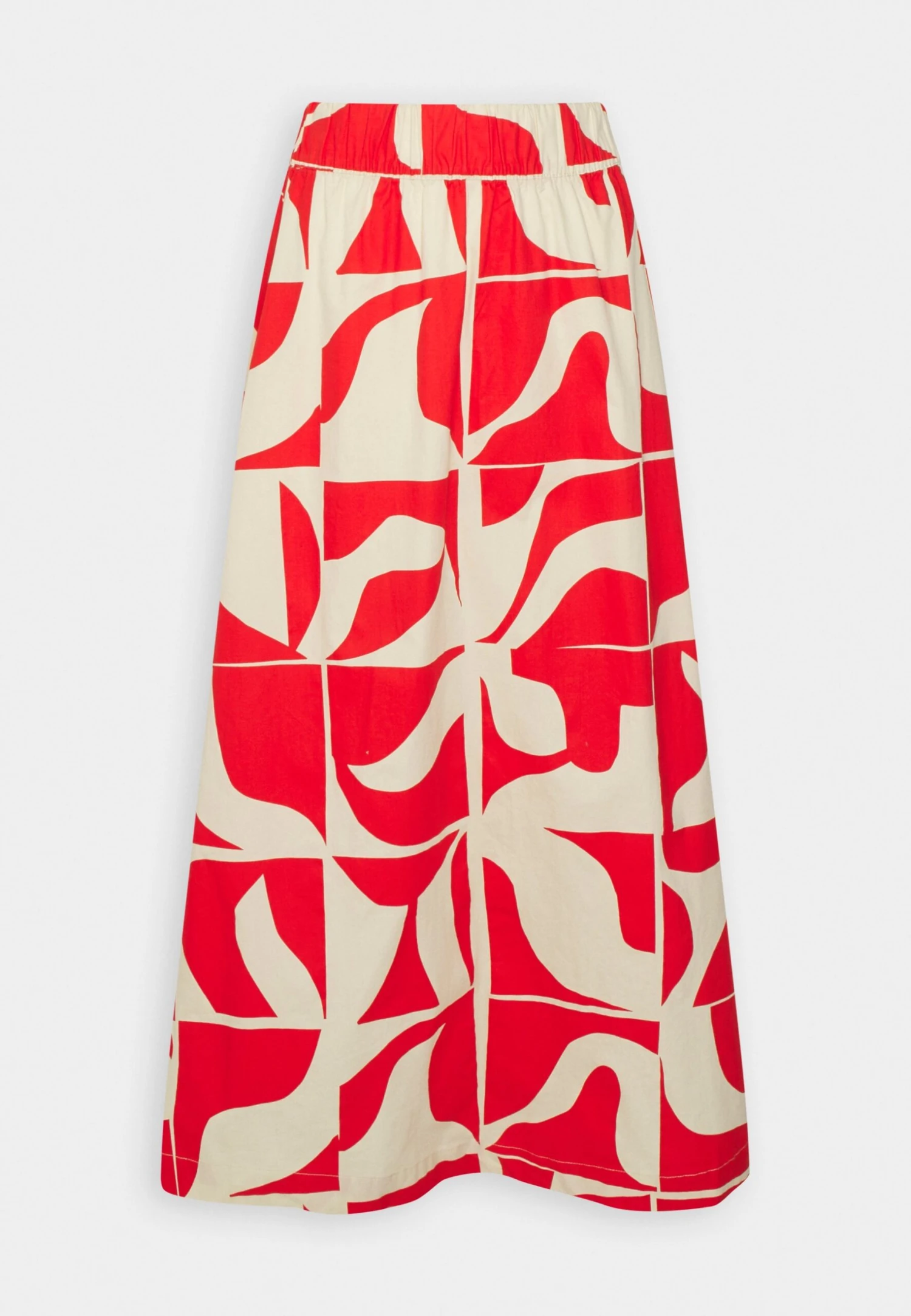 Monki Falda Acampanada - Light Red/White - Imagen 4