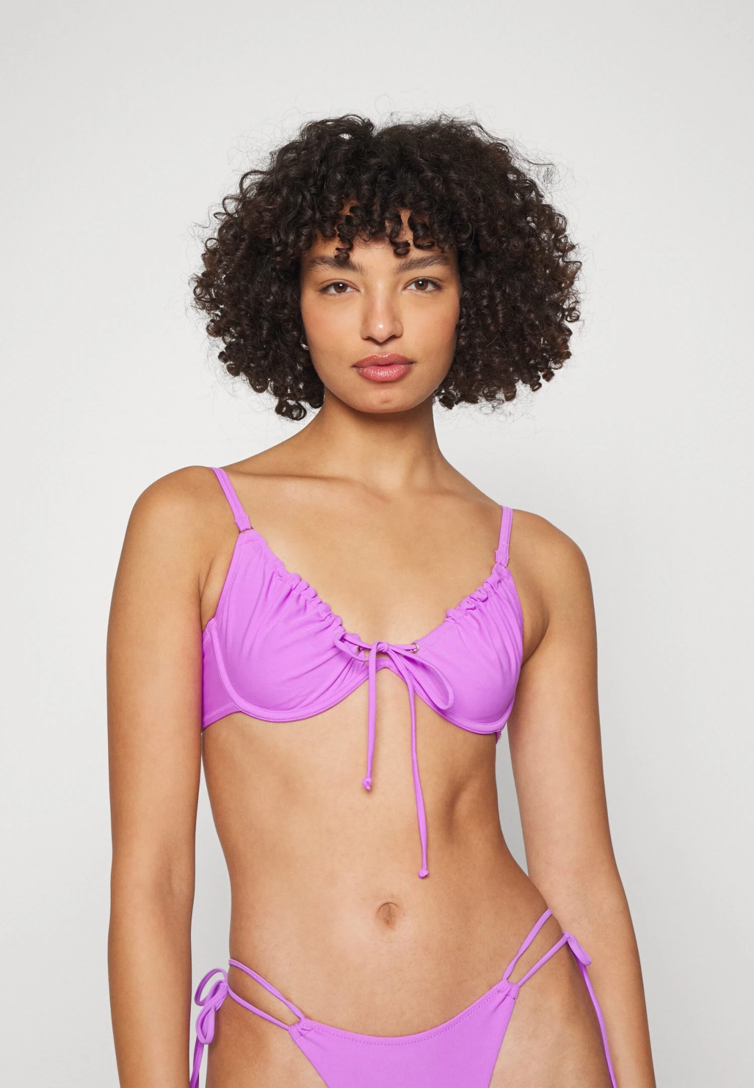 Ibiza Eyelet- Top De Bikini - Purple