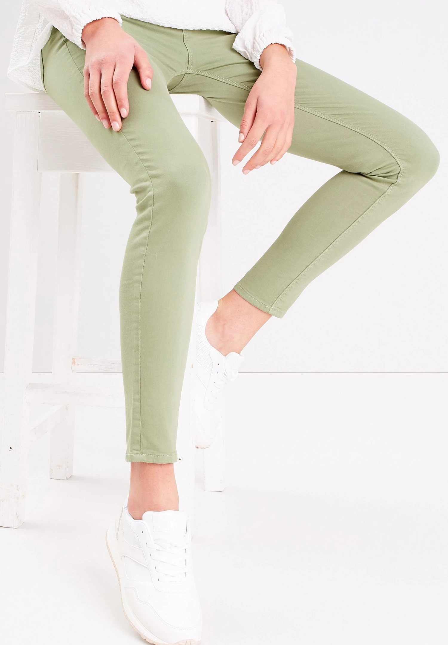 Vaqueros Pitillo - Vert - Imagen 4