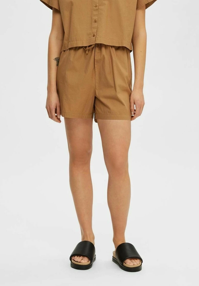 Selected Femme Shorts - Tan - Imagen 6