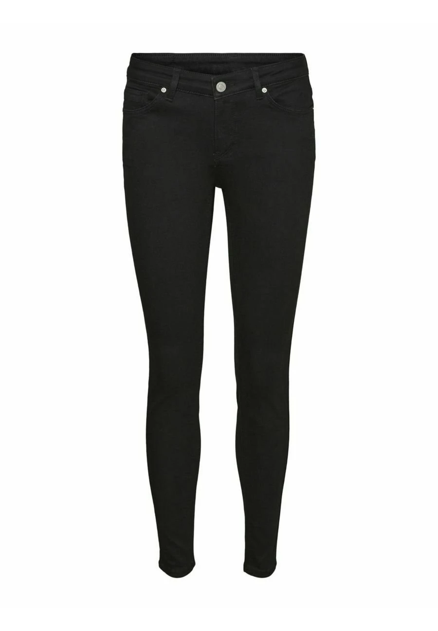 Vero Moda Vmlydia Skinny - Vaqueros Pitillo - Black Denim