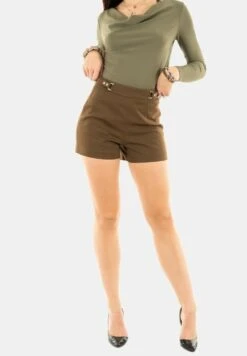 MORGAN Sholky - Shorts - Marron