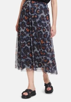 CARTOON Mit Gummizug - Falda Acampanada - Blue/Orange