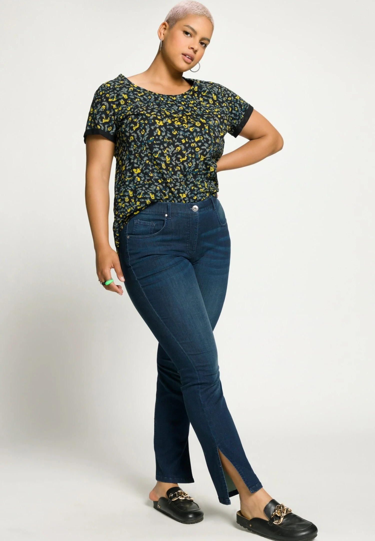 Vaqueros Bootcut - Dark Blue Denim - Imagen 4