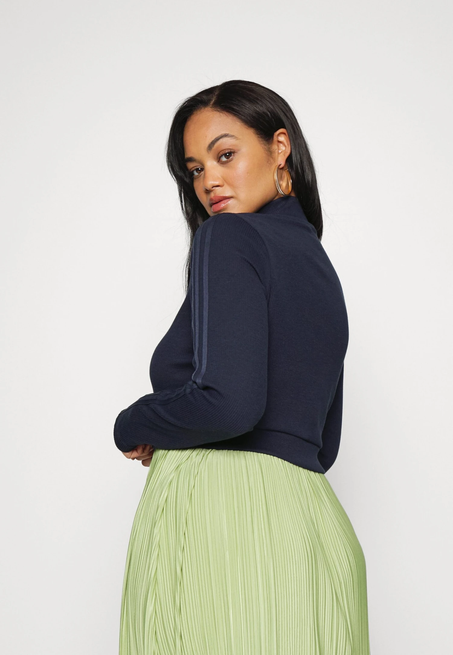 Adidas Originals Cropped - Camiseta De Manga Larga - Legend Ink - Imagen 3