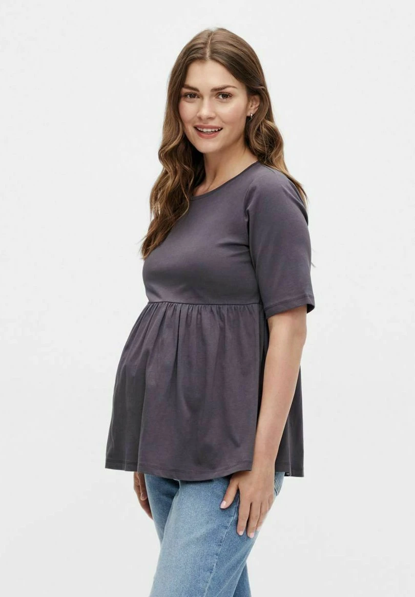 Mamalicious Stop Mlcilie - Camiseta Básica - Anthracite