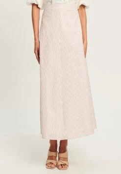 Vista- Falda Acampanada - Chocolate Stripe