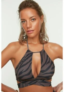 Trendyol Top De Bikini - Brown
