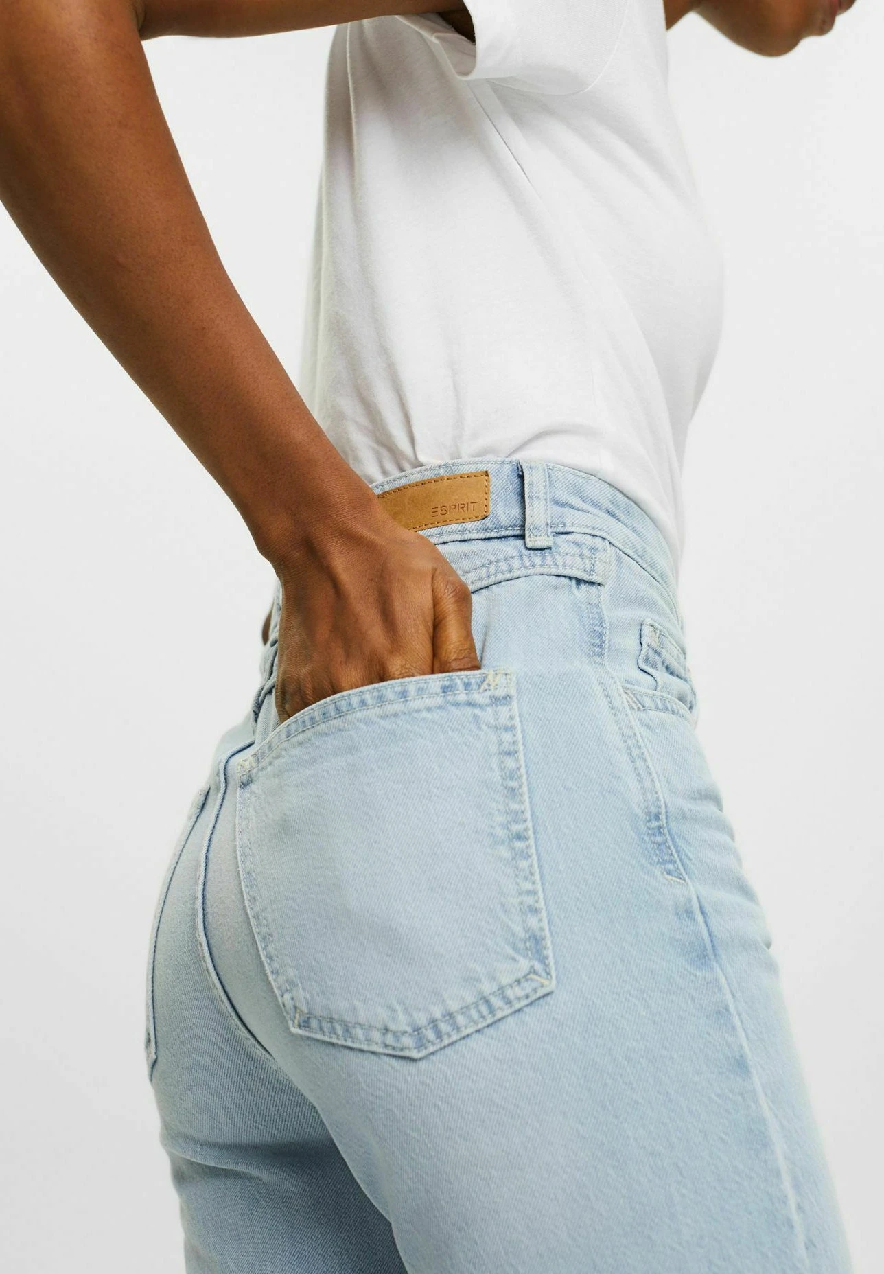 ESPRIT Vaqueros A Campana - Blue Bleached - Imagen 5