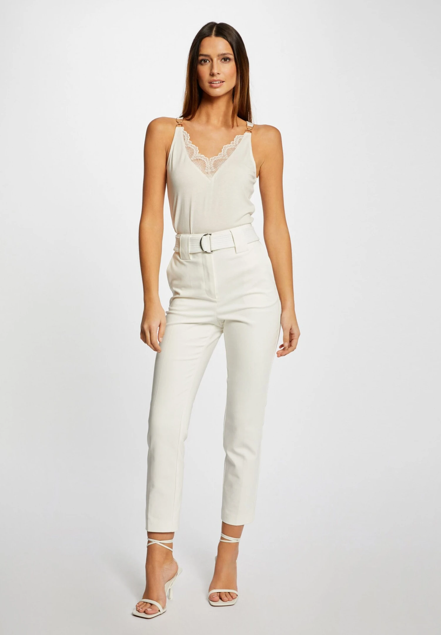 MORGAN Top - White Denim - Imagen 2