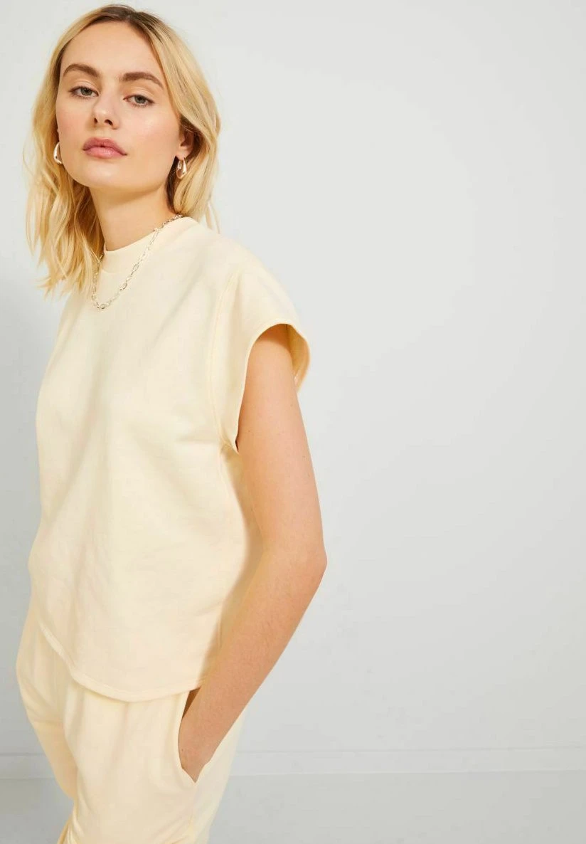 JJXX Nadine Kurzärmeliges - Camiseta Básica - Seedpearl - Imagen 4