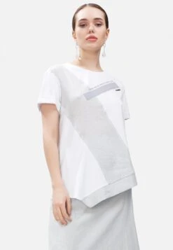 HELMIDGE Camiseta Estampada - Weiss