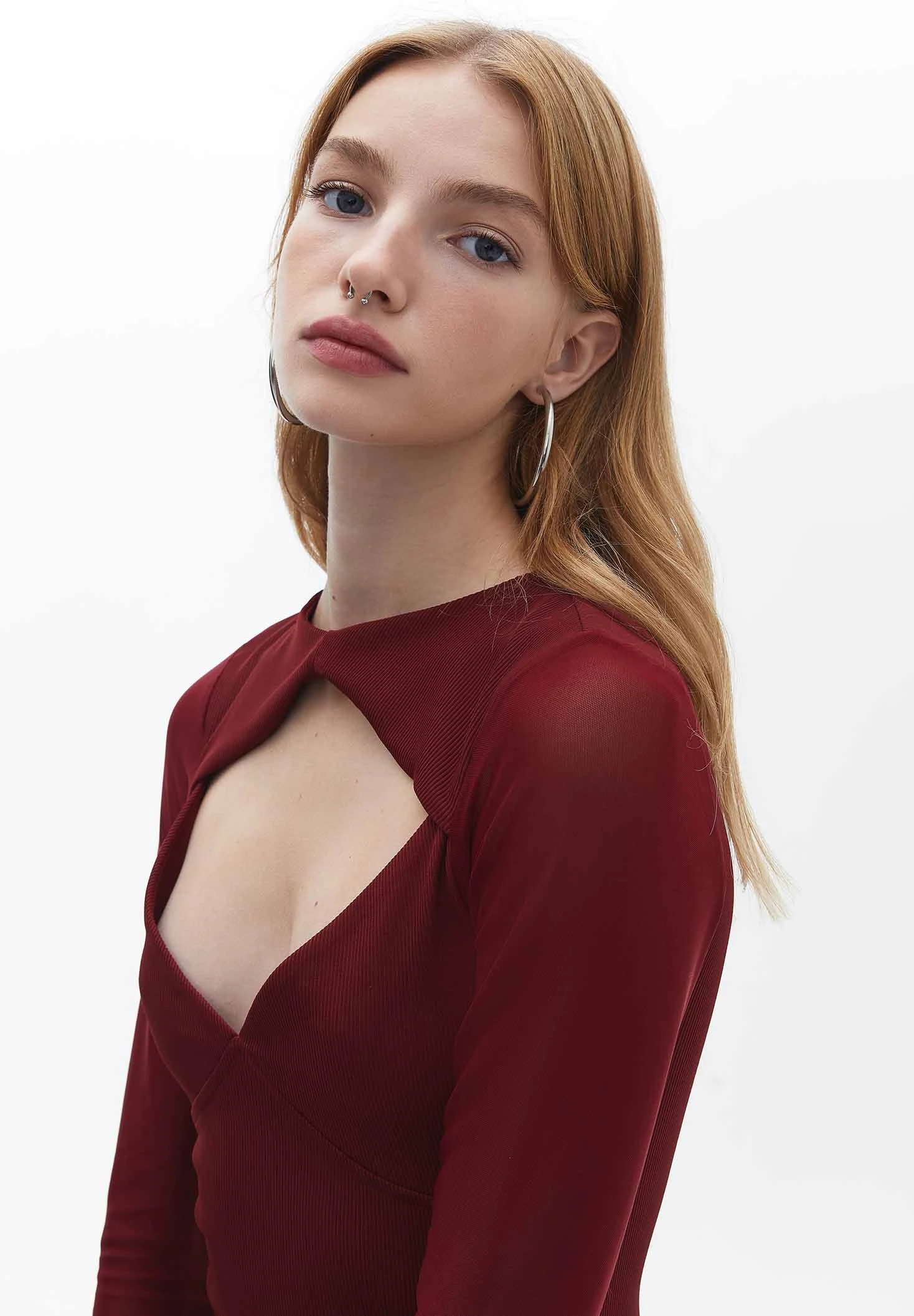 Mit Cut Out- Vestido De Tubo - Cabernet - Imagen 3