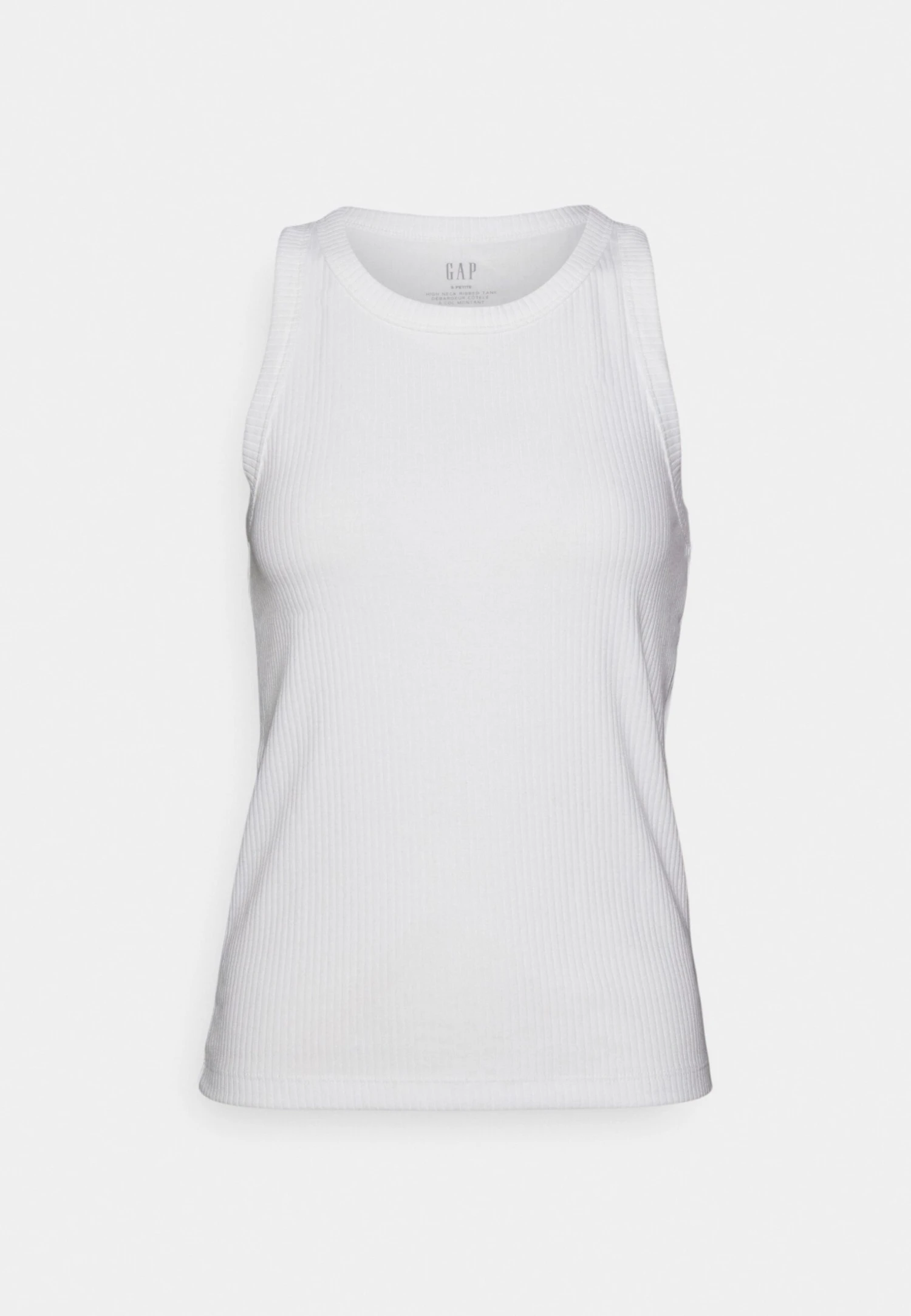 High Neck Tank - Top - White - Imagen 4
