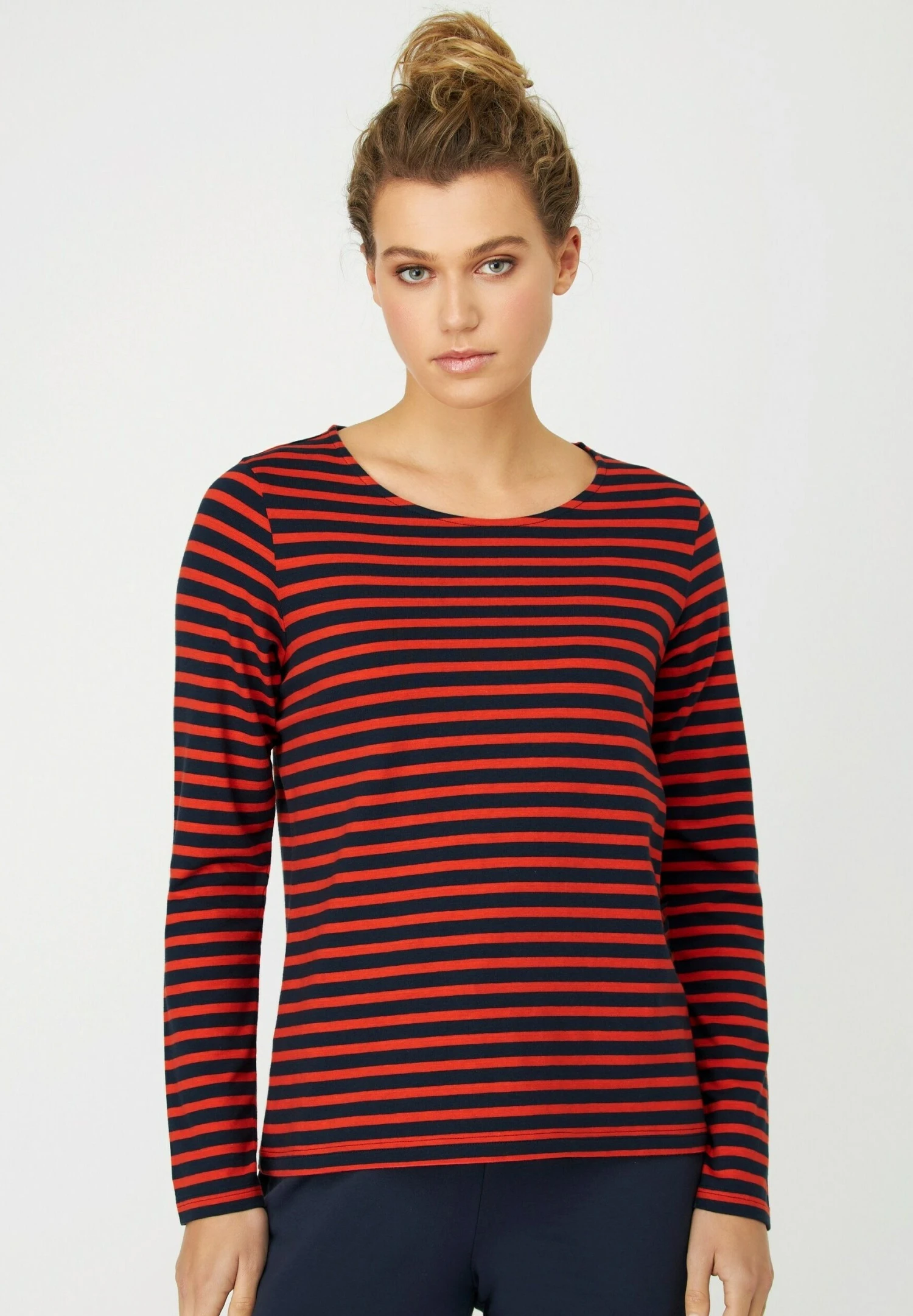 Camiseta De Manga Larga - Navy Blau