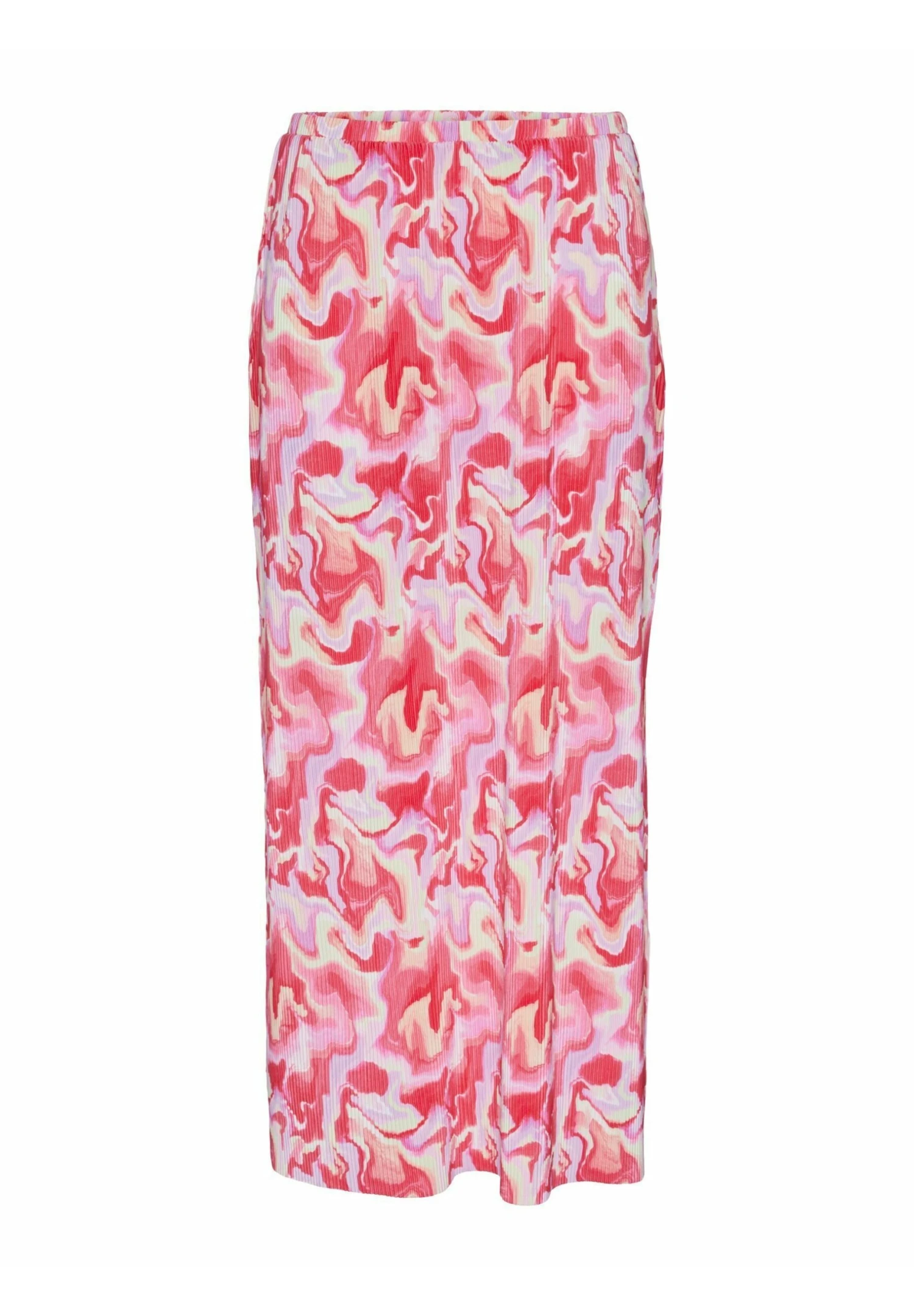 Pieces Pcmuna - Falda Larga - Hot Coral - Imagen 5