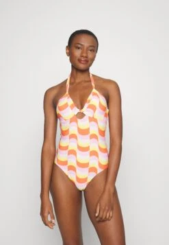 Seafolly Modern Take Drawstring Halter One Piece - Bañador - Mandarin