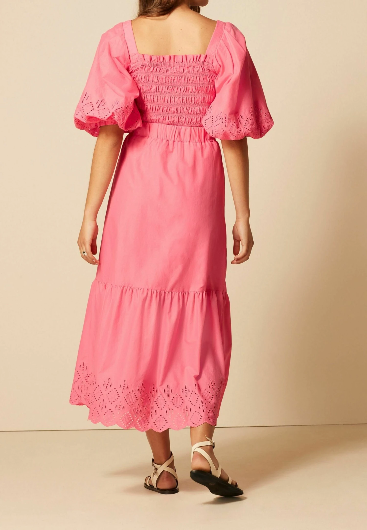 Next Button Through Standard - Falda Acampanada - Pink - Imagen 3