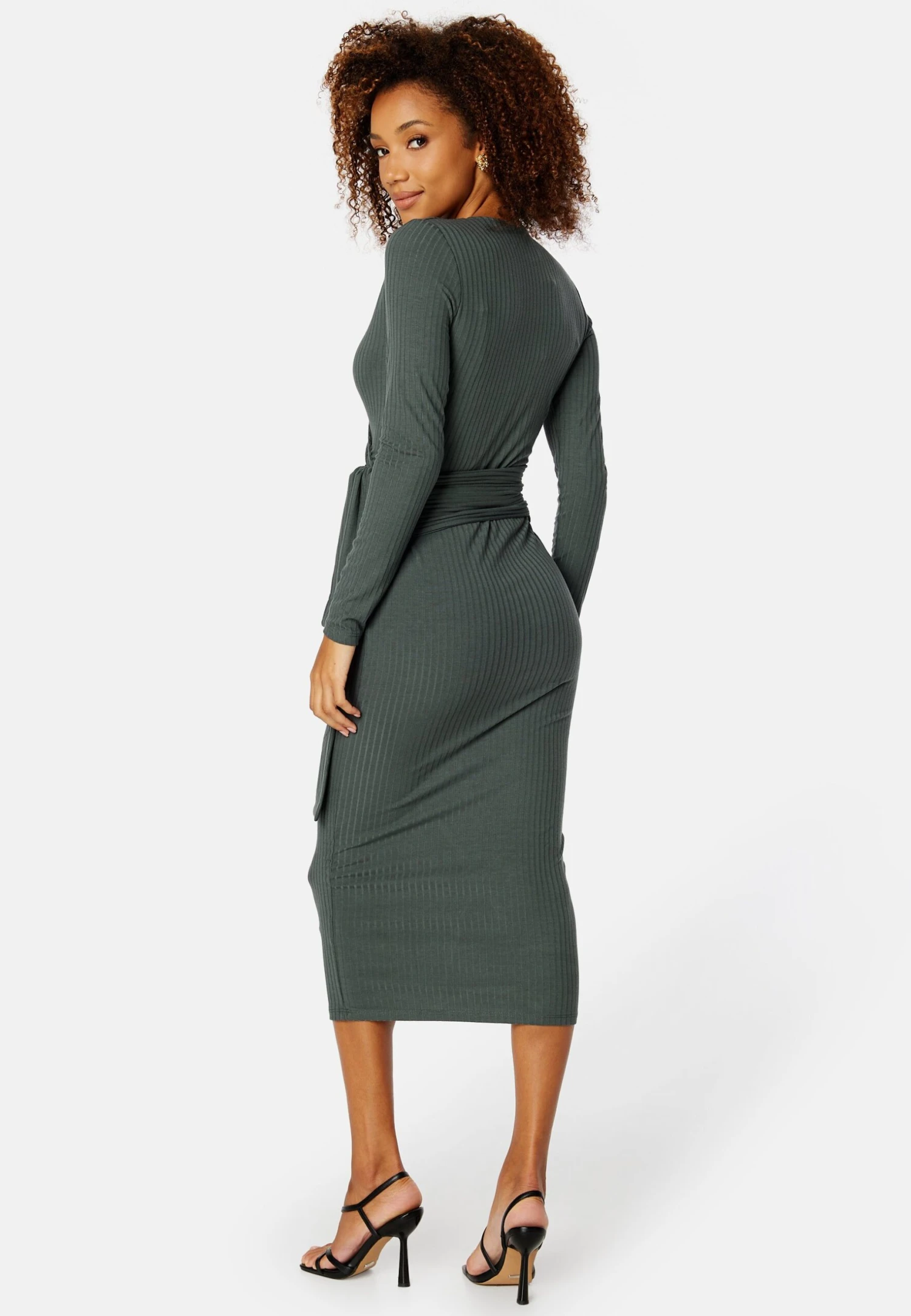 Ines- Vestido De Punto - Green - Imagen 2