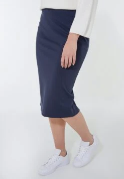 ELENA MIRO In Punto Milano - Falda De Tubo - Blu