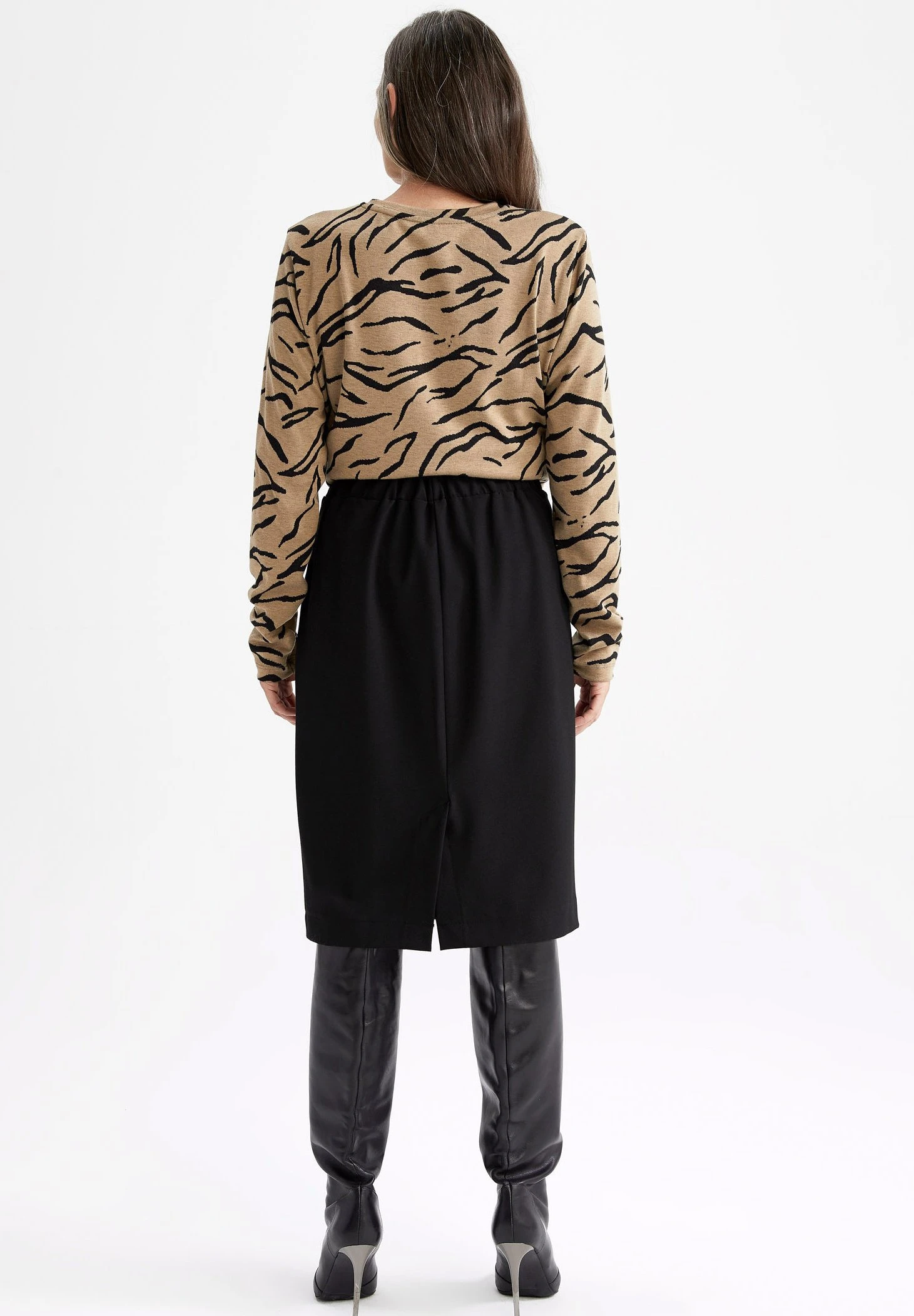 DeFacto Falda De Tubo - Black - Imagen 3