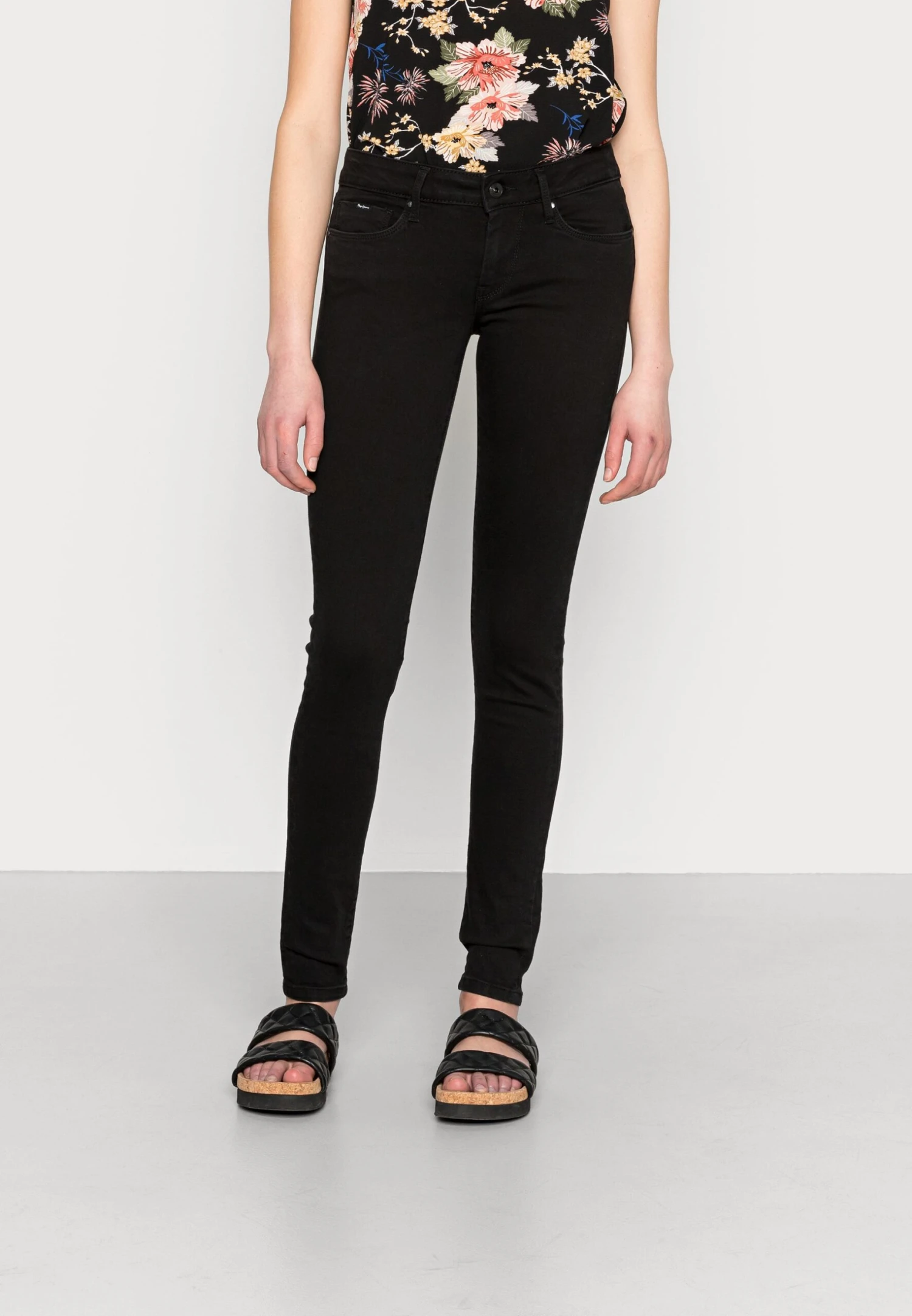 Pepe Jeans Soho - Vaqueros Pitillo - Black