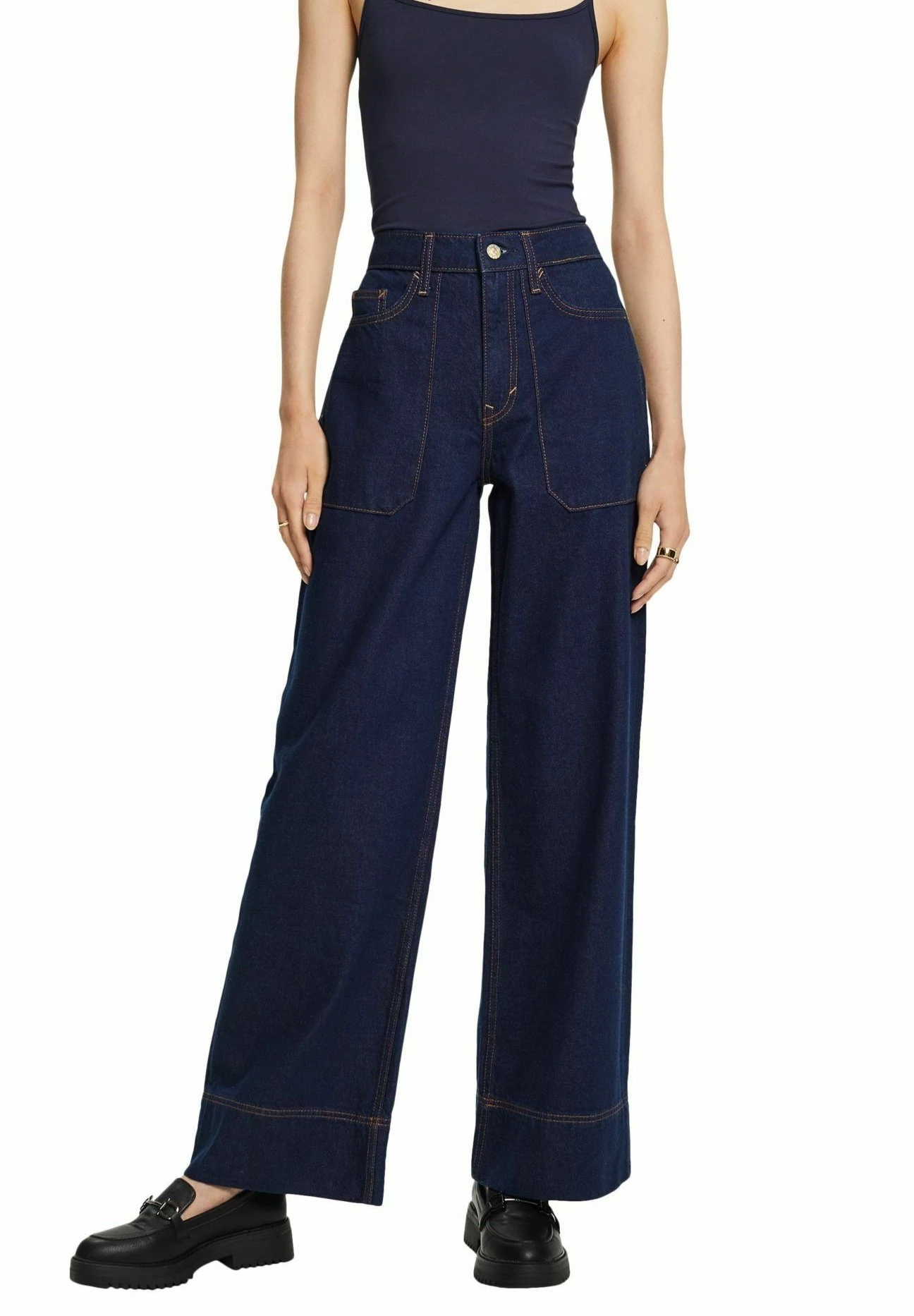 Edc By Esprit Vaqueros A Campana - Blue Rinse - Imagen 7