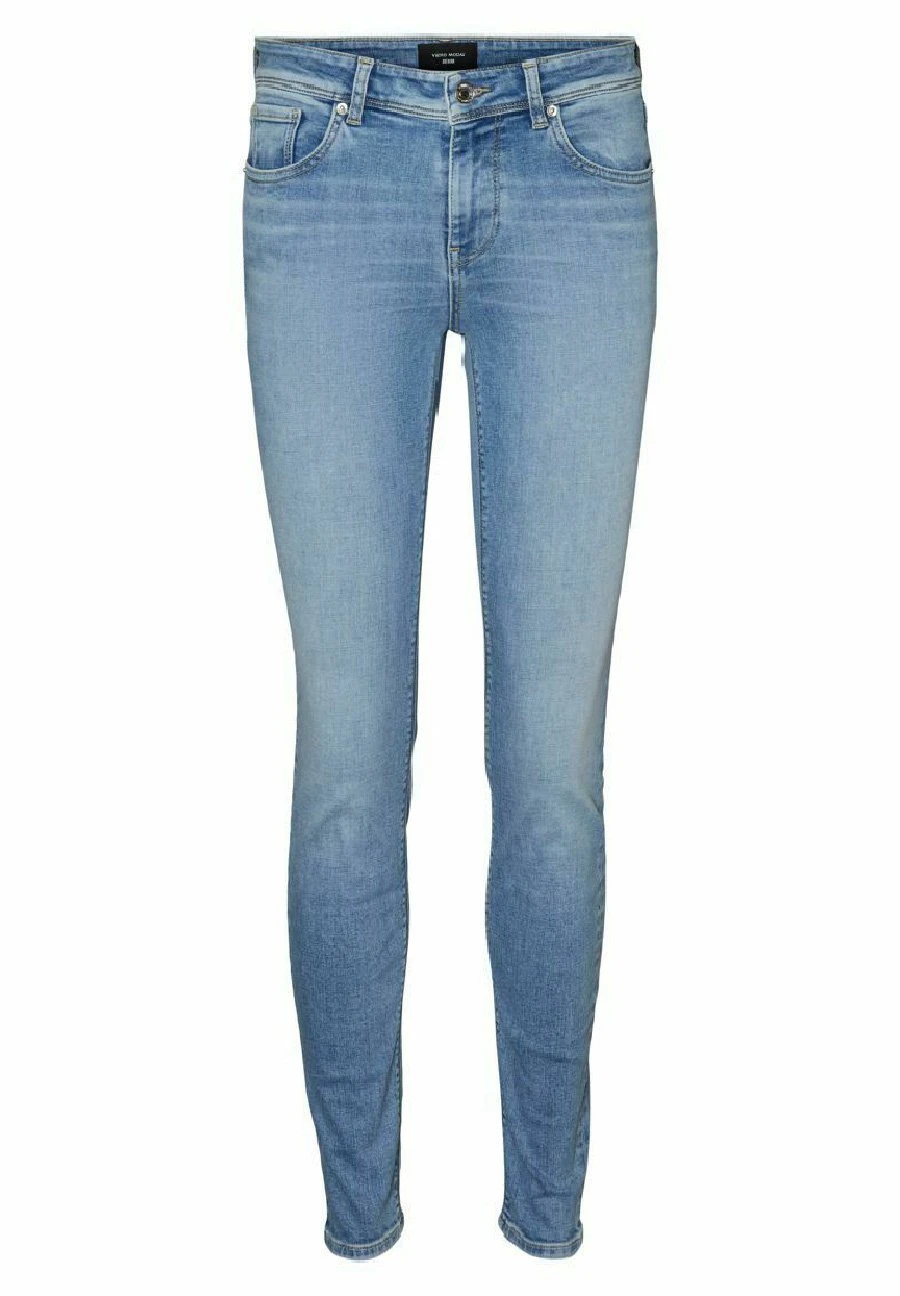 Vero Moda Vaqueros Slim Fit - Light Blue Denim - Imagen 5