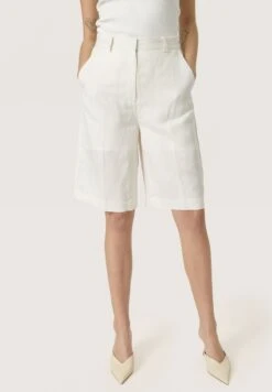 Soaked In Luxury Slkimina- Shorts - Whisper White